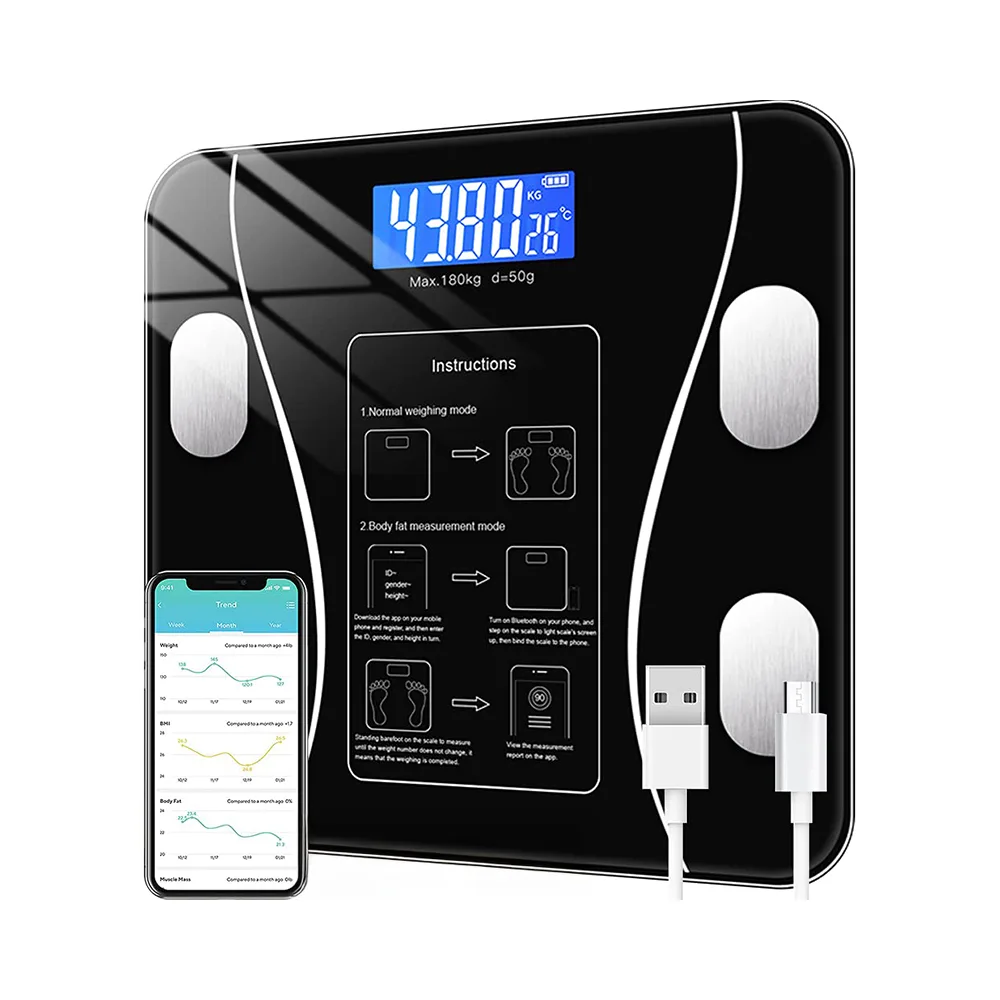 Bathroom Scales Bluetooth Body Fat Scale