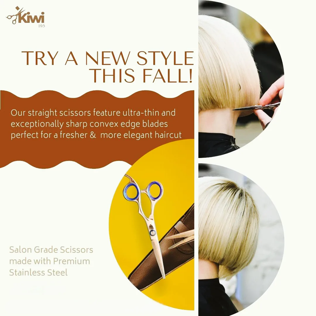 Professional Straight Hairdressing Scissors -6"