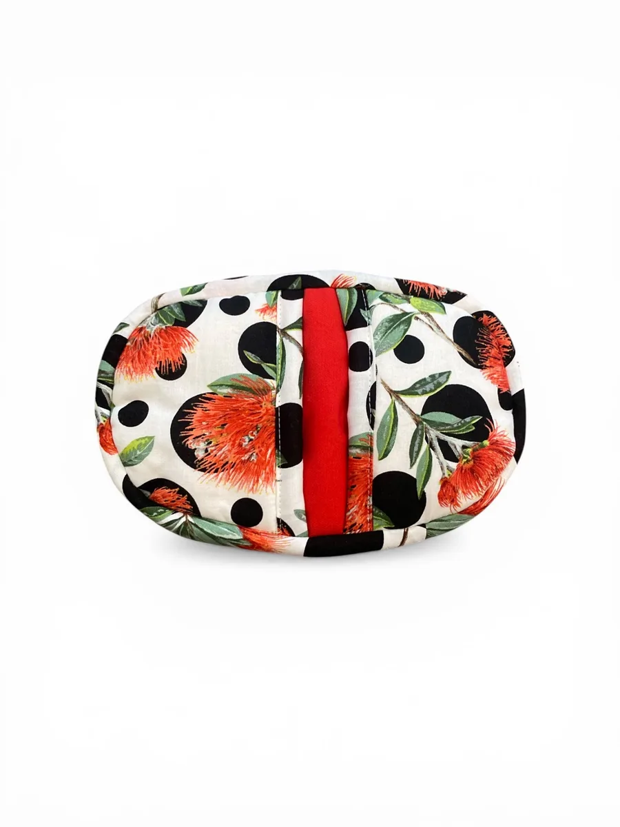 Small Handmade Pot Mitts- NZ Native Print"
